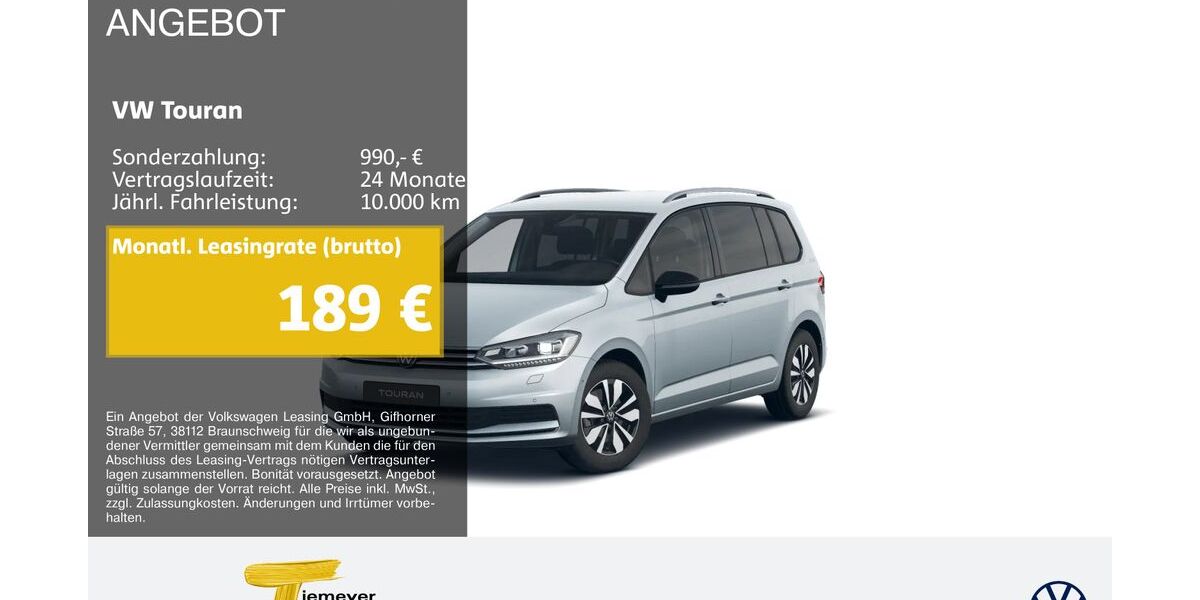 VW Touran 20.089 km 32.190 &euro; Dorsten 46282
