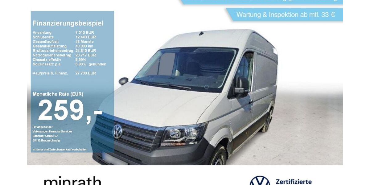 VW Crafter 122.533 km 27.480 &euro; Moers 47441