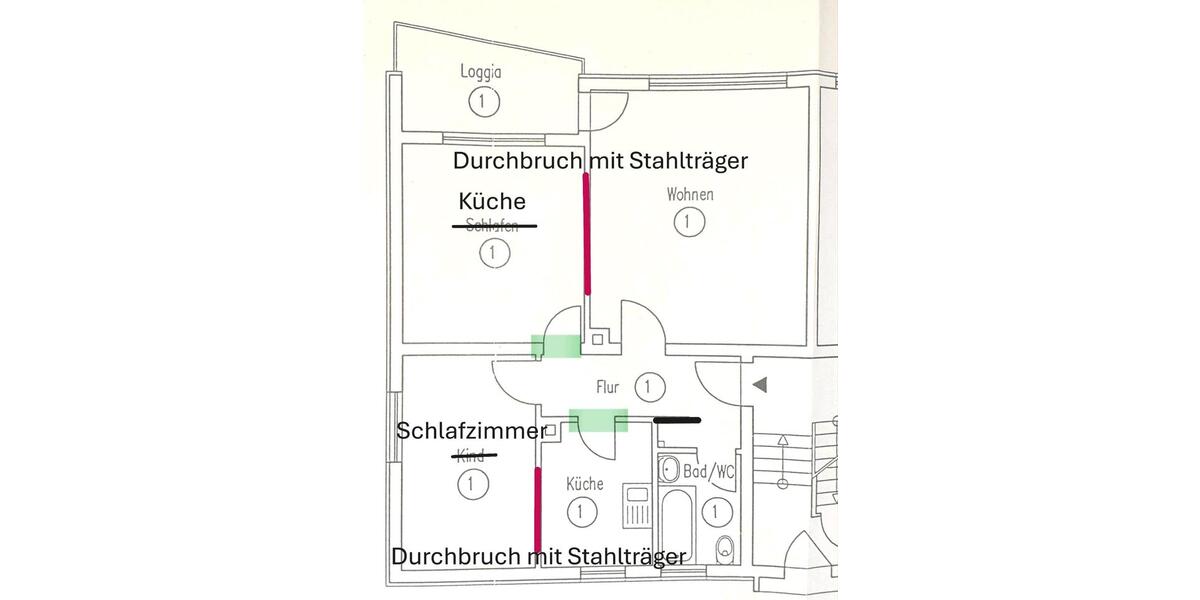 Erdgeschoßwohnung Essen Stadtbezirk VIII - 2 Zimmer, 65 m&sup2;, 198.000&euro; | Angebot:25350748