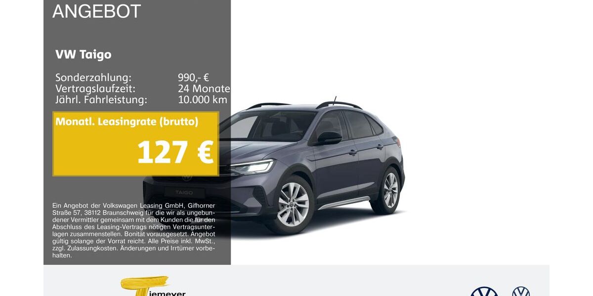 VW Taigo 4.557 km 20.920 &euro; Marl 45770