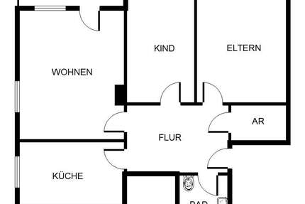Wohnung Gelsenkirchen Hassel - 3 Zimmer, 71 m&sup2;, 489&euro; | Angebot:26238821