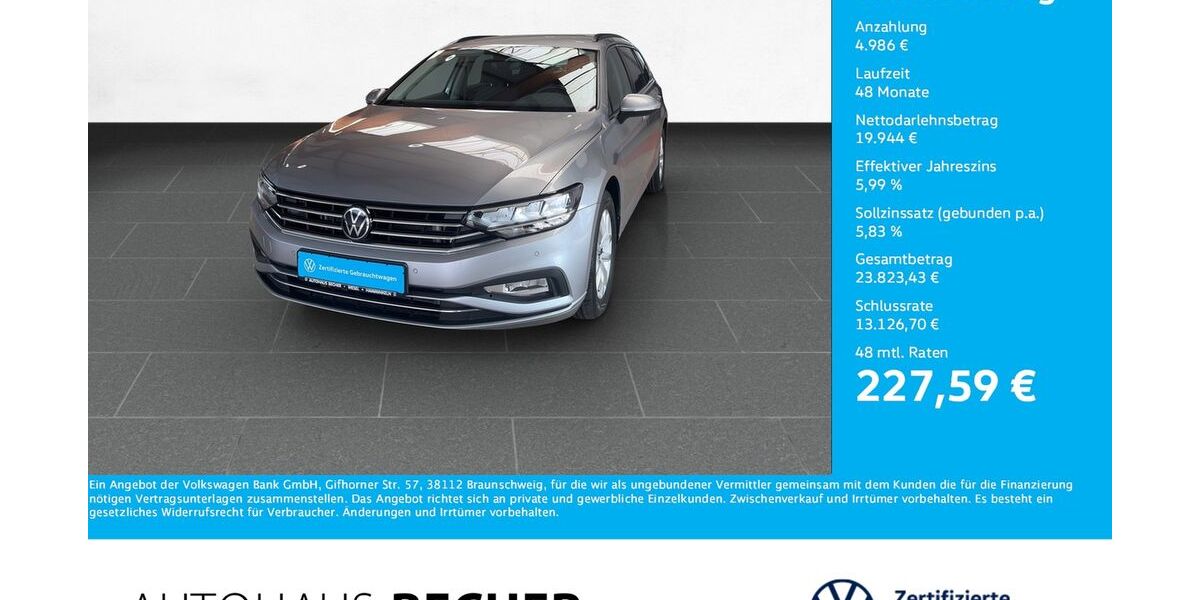 VW Passat Variant 68.648 km 24.930 &euro; Wesel 46485