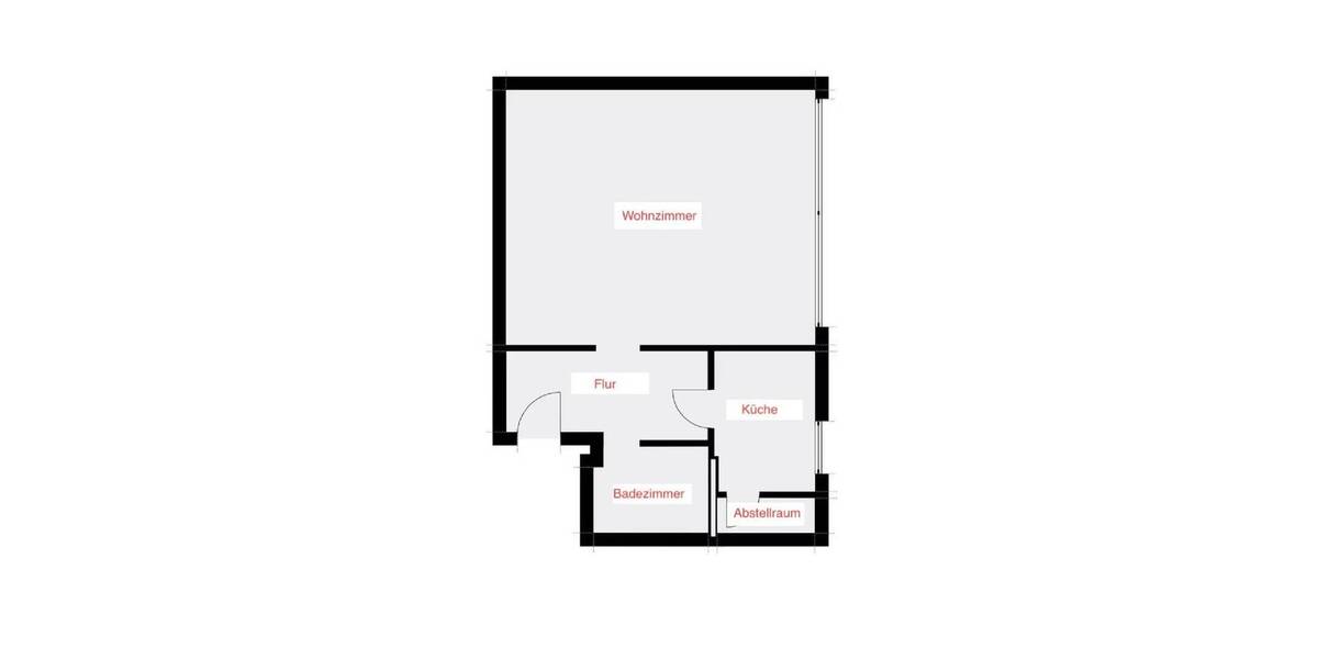 Etagenwohnung Krefeld Uerdingen - 1 Zimmer, 45 m&sup2;, 550&euro; | Angebot:26188325