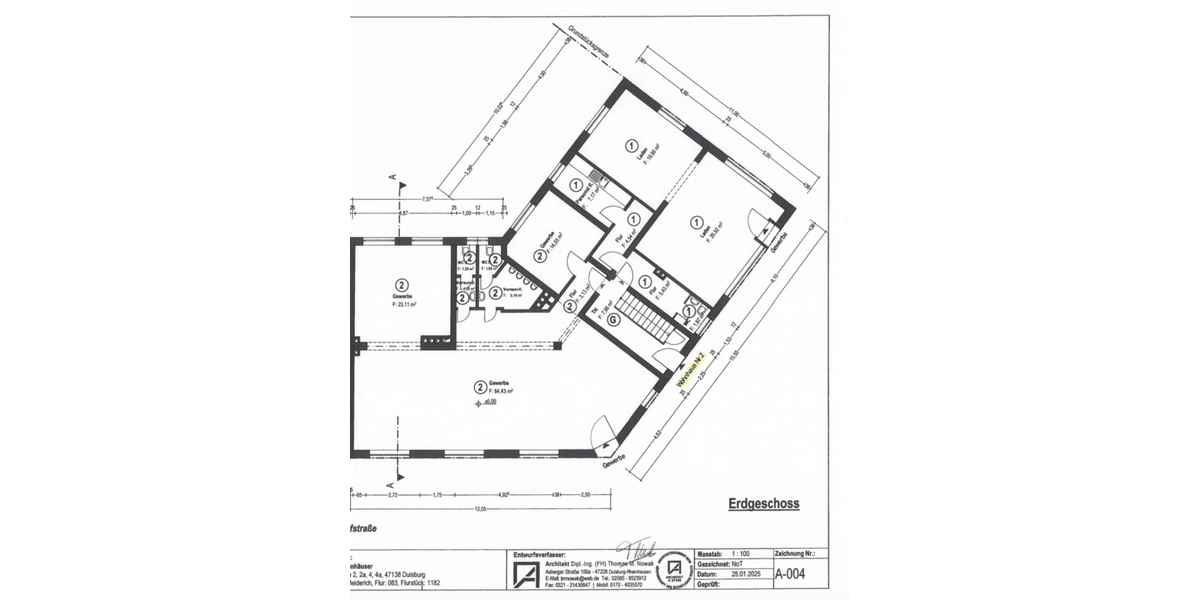 Gewerbeobjekt Duisburg Vierlinden - 210.000&euro; | Angebot:26267420