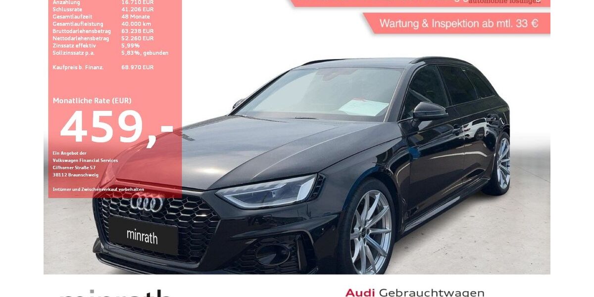 Audi RS4 14.313 km 67.680 &euro; Moers-Hülsdonk 47441