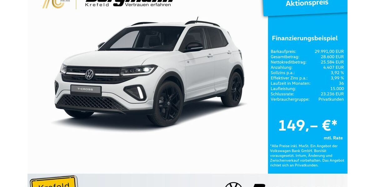 VW T-Cross 7.011 km 29.480 &euro; Krefeld 47803