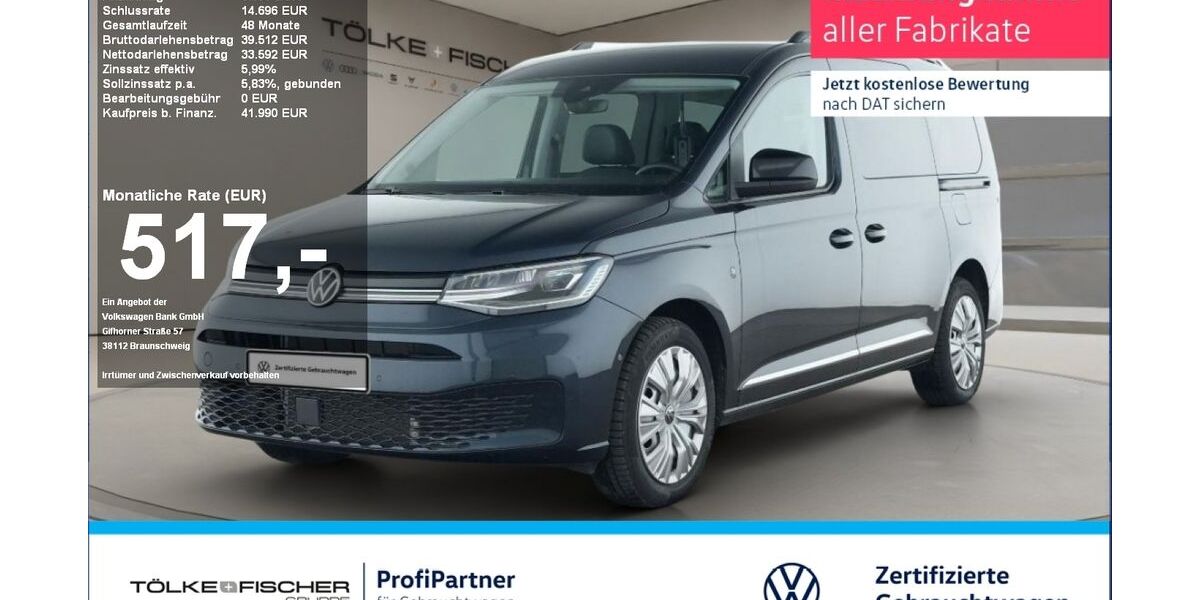 VW Caddy Maxi 6.146 km 38.979 &euro; Krefeld 47805