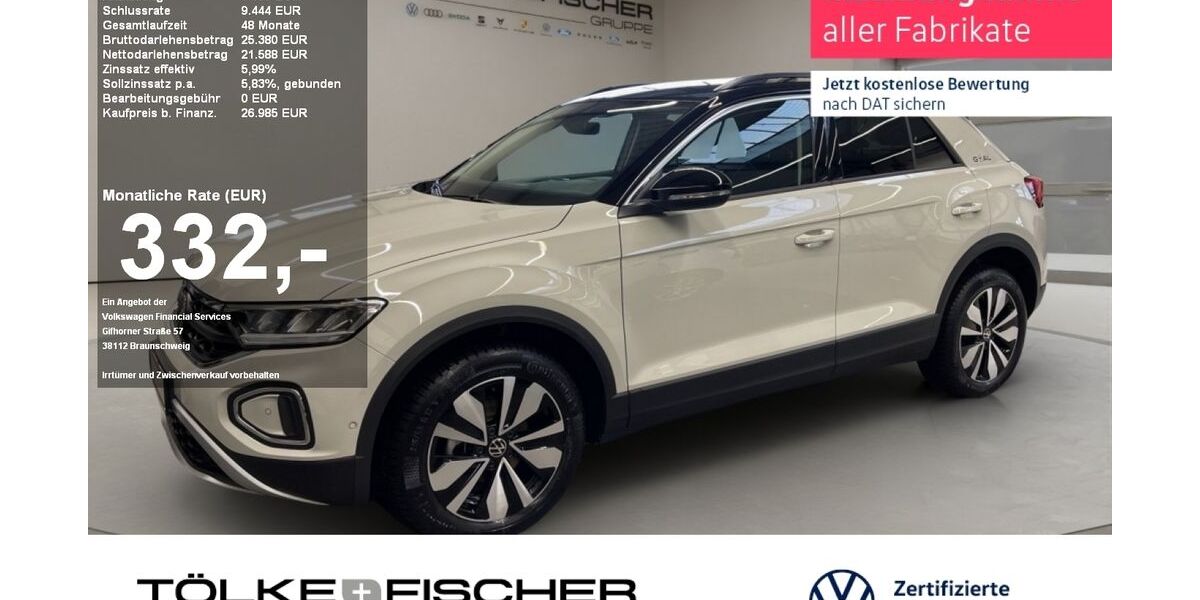 VW T-Roc 6.484 km 25.969 &euro; Krefeld 47805