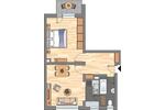 Etagenwohnung Essen Frillendorf - 2 Zimmer, 46 m&sup2;, 409&euro; | Angebot:26042315