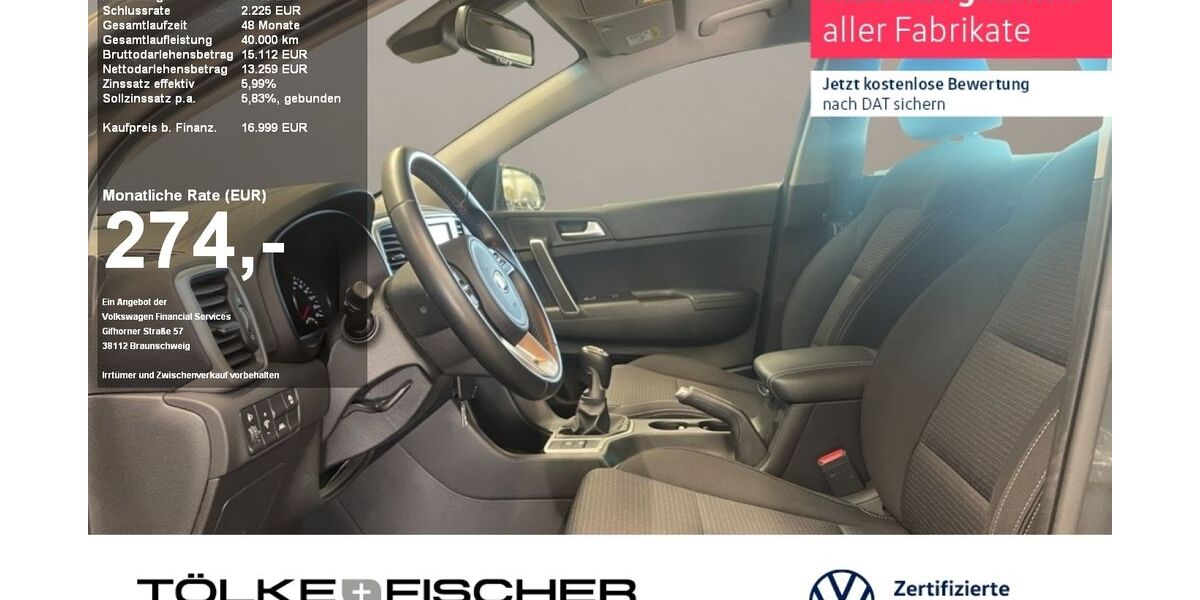 Kia Sportage 58.080 km 15.949 &euro; Krefeld 47805