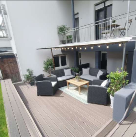 Terrassenwohnung Duisburg Duissern - 2 Zimmer, 57 m&sup2;, 169.500&euro; | Angebot:26274095