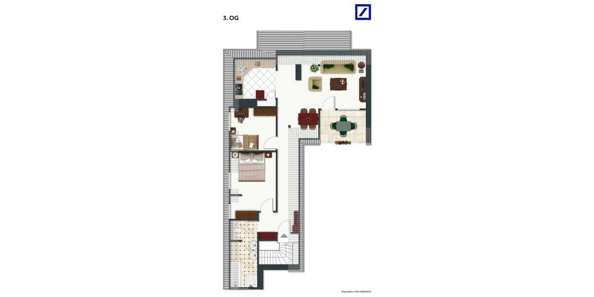 Etagenwohnung Krefeld Uerdingen - 3 Zimmer, 80 m&sup2;, 149.000&euro; | Angebot:25692531