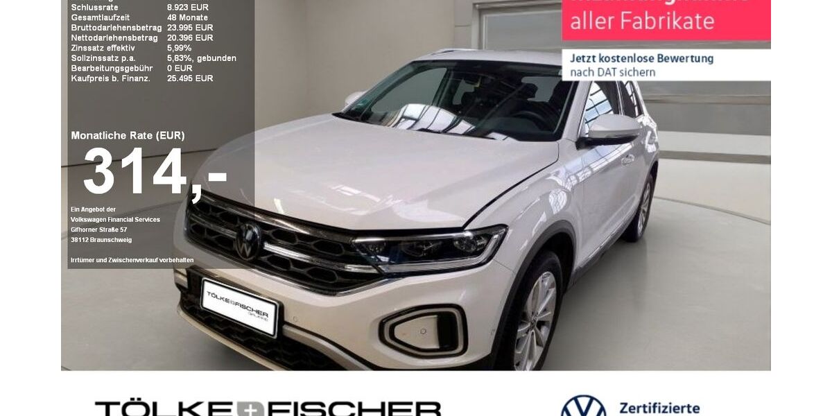 VW T-Roc 54.307 km 24.279 &euro; Krefeld 47805