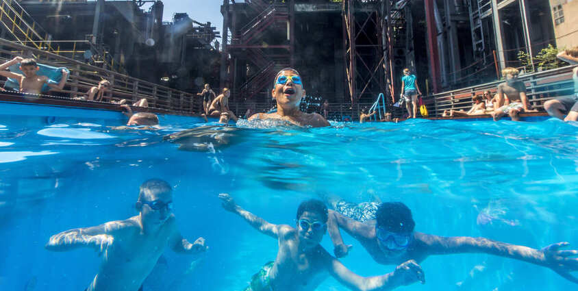 Werksschwimmbad - Badespaß auf der Kokerei Zollverein 23.07.2026 Kokerei Zollverein