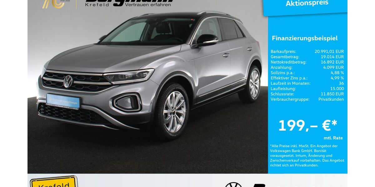 VW T-Roc 53.915 km 20.662 &euro; Krefeld 47803