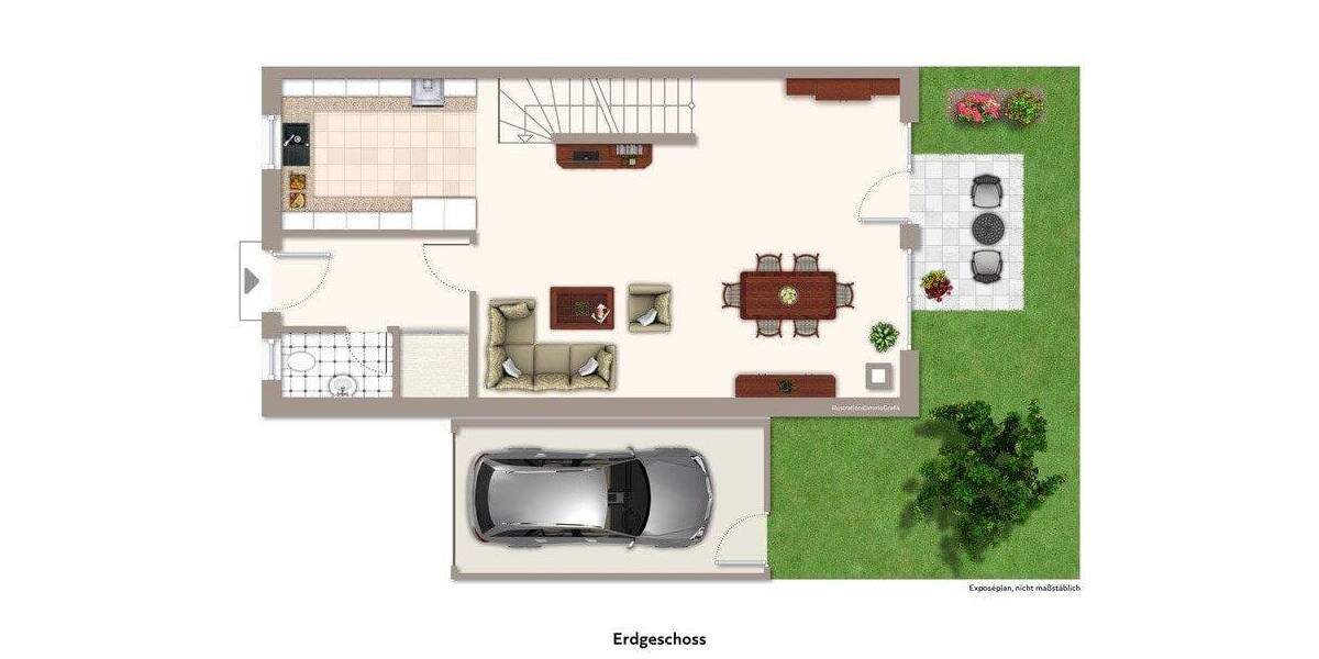 Doppelhaushälfte Duisburg Neudorf-Süd - 4 Zimmer, 130 m&sup2;, 556.190&euro; | Angebot:26176231