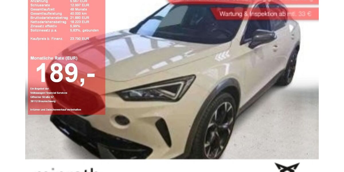 Cupra Formentor 90.008 km 23.510 &euro; Moers-Hülsdonk 47441