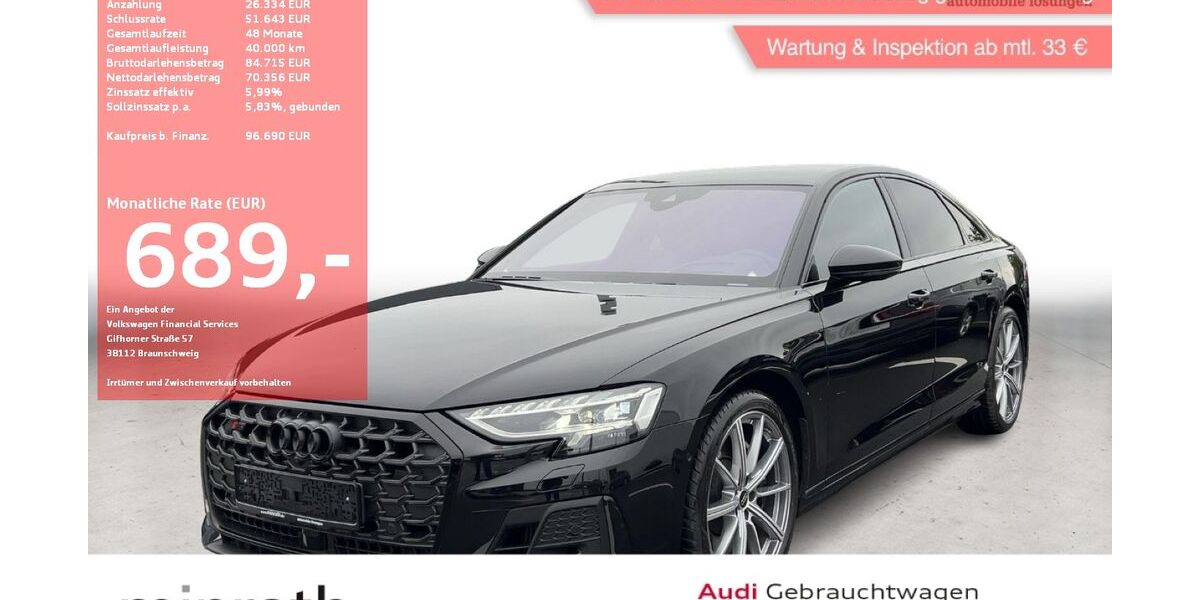 Audi S8 11.300 km 95.670 &euro; Moers-Hülsdonk 47441