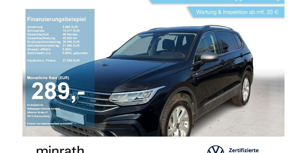 VW Tiguan Allspace 76.895 km 27.609 &euro; Geldern 47608