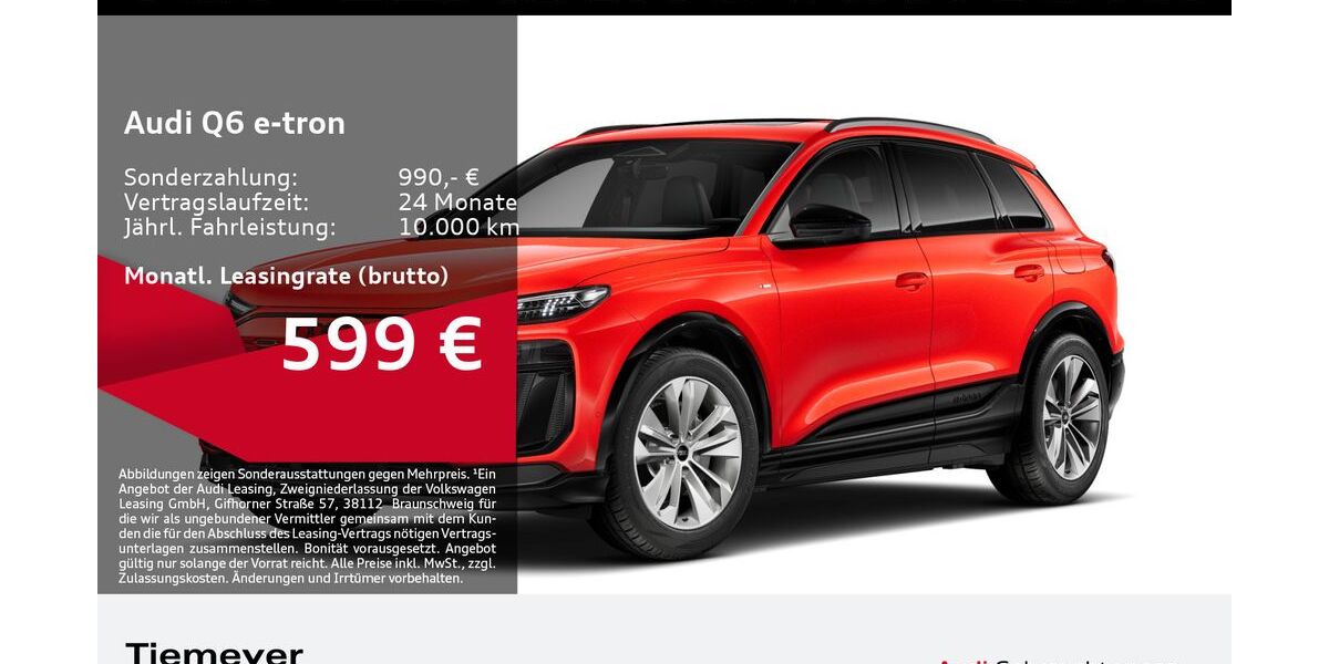 Audi Q6 e-tron 6.860 km 65.360 &euro; Dorsten 46284