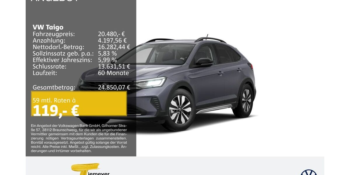 VW Taigo 10.502 km 19.980 &euro; Duisburg 47059