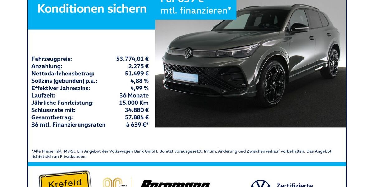 VW Tiguan 12.700 km 51.997 &euro; Krefeld 47803