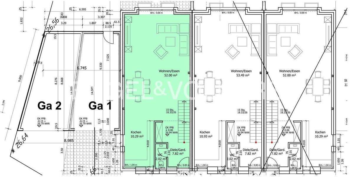 Reihenmittelhaus Kamp-Lintfort Niersenbruch - 4 Zimmer, 177 m&sup2;, 2.500&euro; | Angebot:25822363