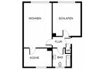 Erdgeschoßwohnung Gelsenkirchen Gelsenkirchen-Mitte - 2 Zimmer, 50 m&sup2;, 389&euro; | Angebot:25784510