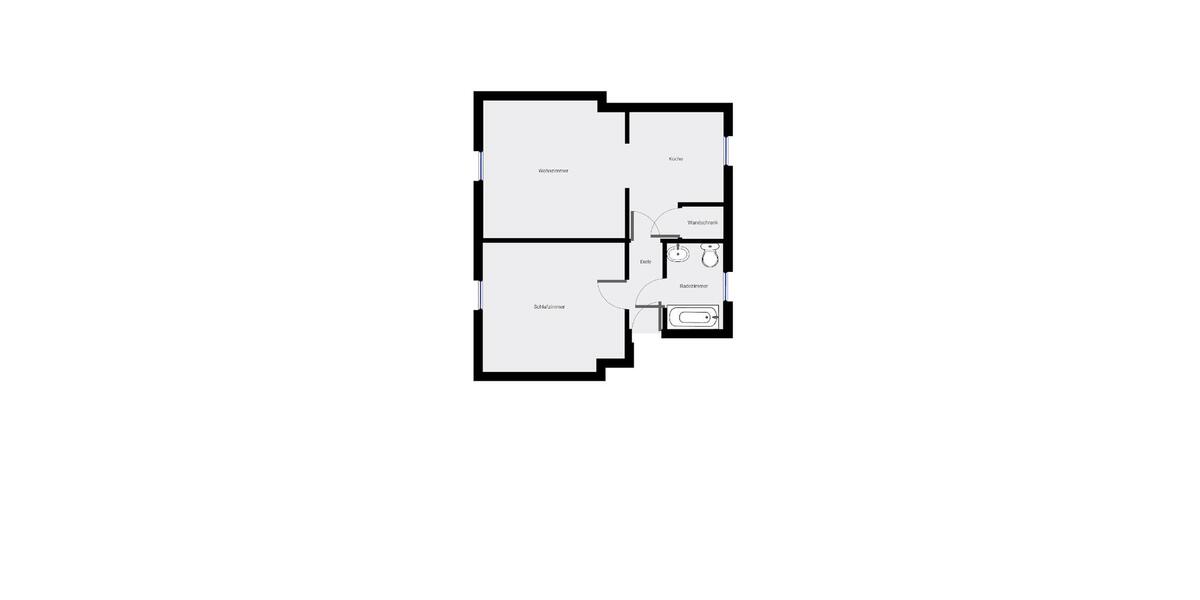 Etagenwohnung Gelsenkirchen Gelsenkirchen-West - 2 Zimmer, 45 m&sup2;, 340&euro; | Angebot:25784475
