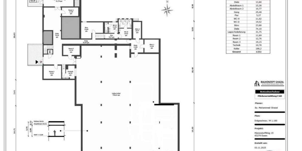 Gewerbeobjekt Essen Horst - 4.490&euro; | Angebot:25659081
