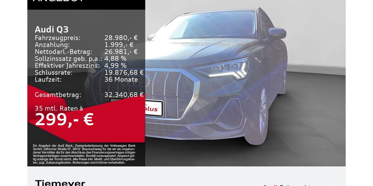 Audi Q3 38.835 km 27.860 &euro; Oberhausen 46047