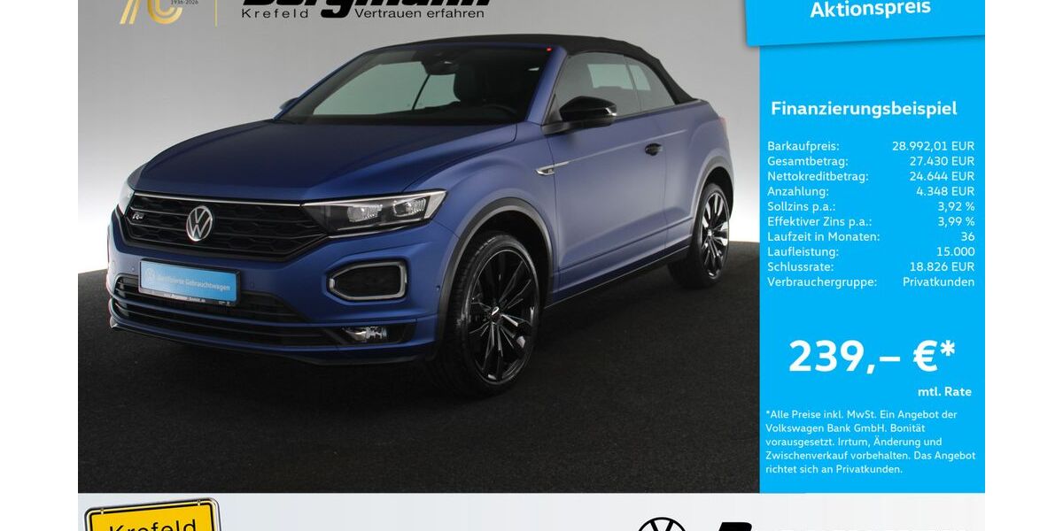 VW T-Roc 22.390 km 28.992 &euro; Krefeld 47803
