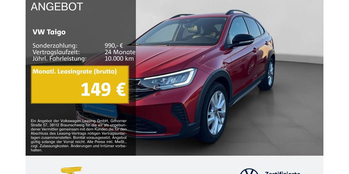 VW Taigo 25.400 km 20.930 &euro; Dorsten 46282