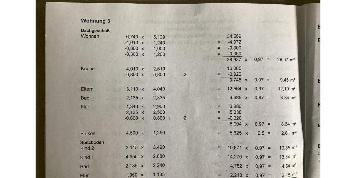 Etagenwohnung Hamminkeln - 4 Zimmer, 97 m&sup2;, 229.000&euro; | Angebot:26238363