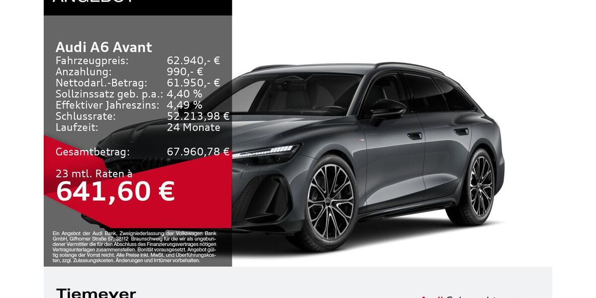 Audi A6 18.332 km 62.940 &euro; Gelsenkirchen 45894
