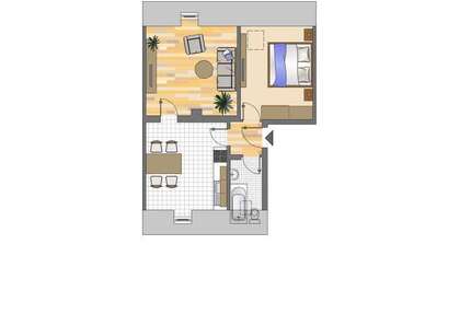 Wohnung Gelsenkirchen Gelsenkirchen-Mitte - 2 Zimmer, 51 m&sup2;, 409&euro; | Angebot:27067197