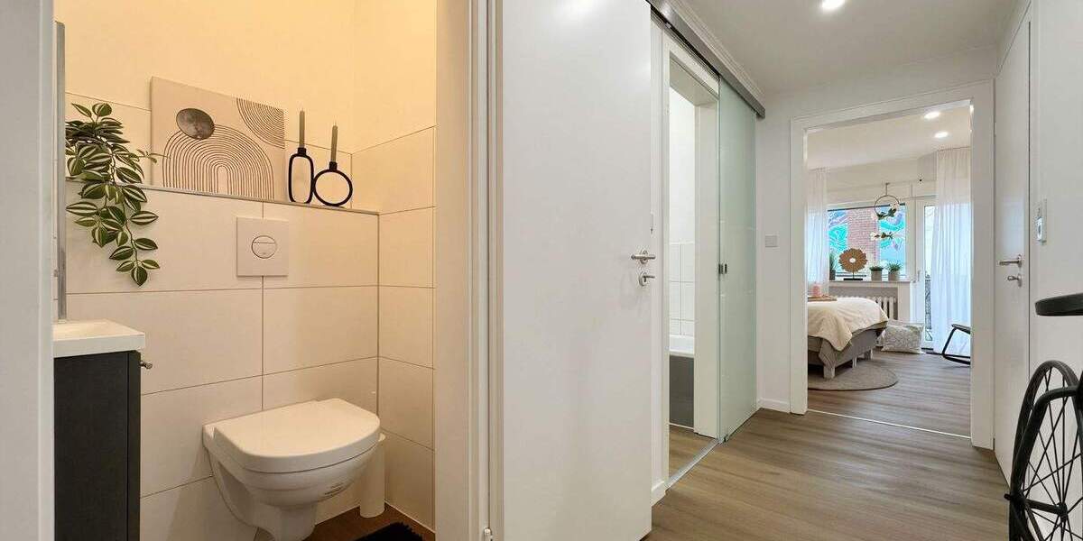 Etagenwohnung Duisburg Alt-Homberg - 3 Zimmer, 90 m&sup2;, 169.000&euro; | Angebot:25774429