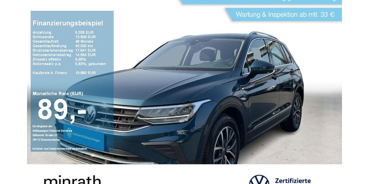 VW Tiguan 121.171 km 19.840 &euro; Moers 47441