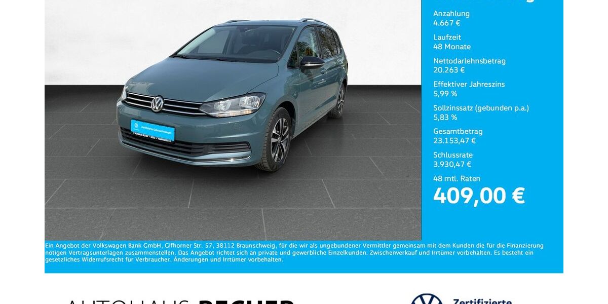 VW Touran 50.396 km 24.930 &euro; Wesel 46485