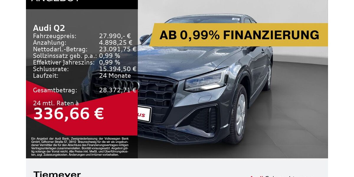 Audi Q2 8.551 km 27.480 &euro; Gelsenkirchen 45894