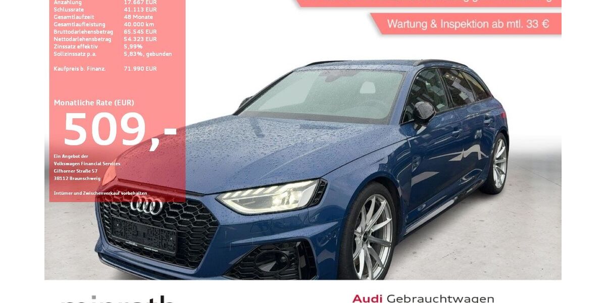 Audi RS4 17.201 km 68.490 &euro; Moers-Hülsdonk 47441