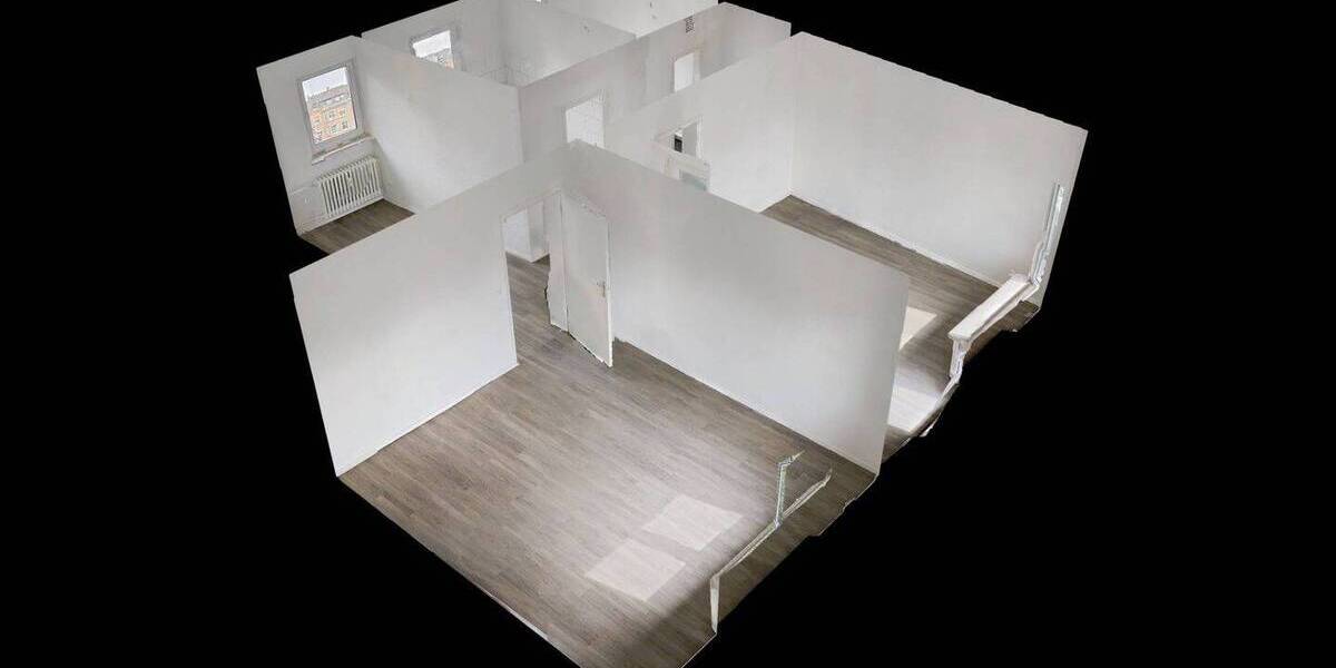 Etagenwohnung Duisburg Alt-Hamborn - 2 Zimmer, 58 m&sup2;, 429&euro; | Angebot:26751757