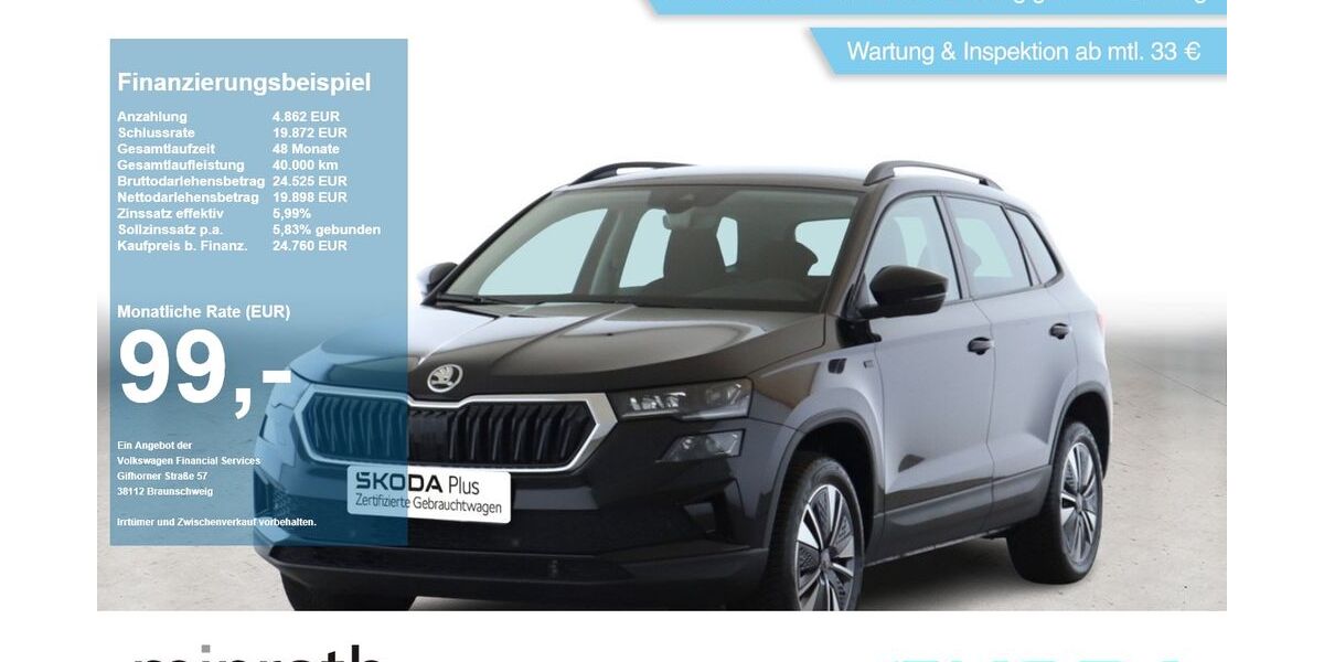 Skoda Karoq 20.517 km 22.250 &euro; Geldern 47608