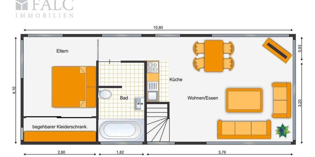 Etagenwohnung Duisburg Kaßlerfeld - 3 Zimmer, 45 m&sup2;, 449.000&euro; | Angebot:25742769