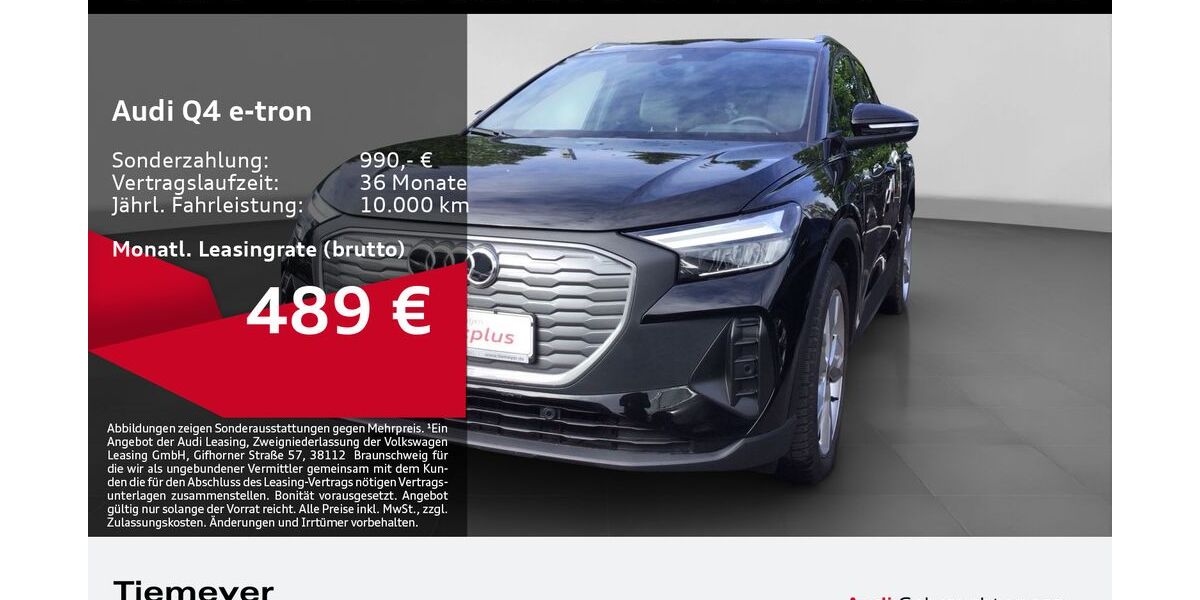 Audi Q4 e-tron 19.158 km 41.330 &euro; Gelsenkirchen 45894