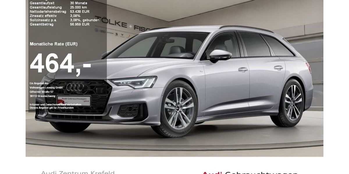 Audi A6 27.820 km 52.367 &euro; Krefeld 47805