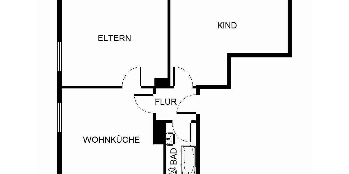 Dachgeschoßwohnung Gelsenkirchen Gelsenkirchen-Nord - 2 Zimmer, 41 m&sup2;, 289&euro; | Angebot:19150724