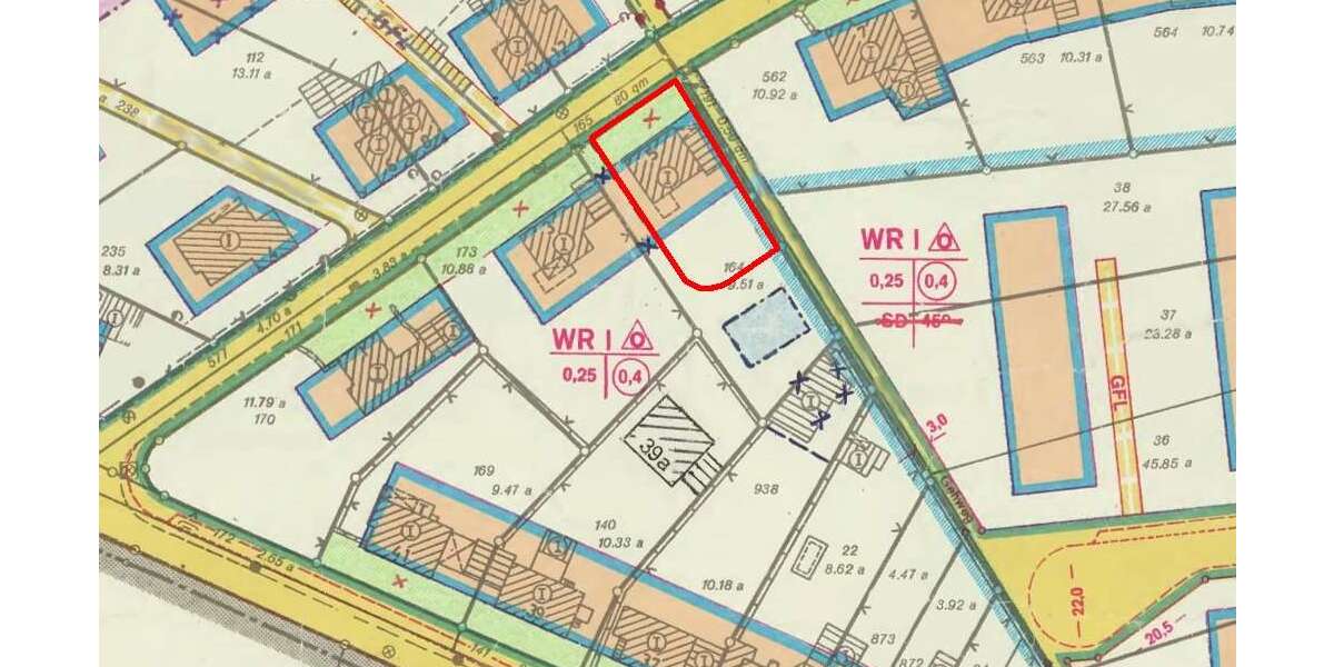 Grundstück Krefeld Hülser Berg - 359.000&euro; | Angebot:26181546