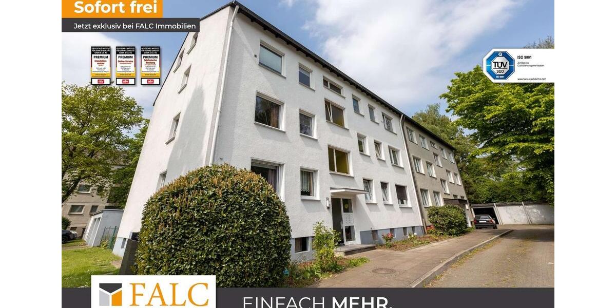 Dachgeschoßwohnung Essen Stadtbezirk II - 2.5 Zimmer, 51 m&sup2;, 510&euro; | Angebot:24676783