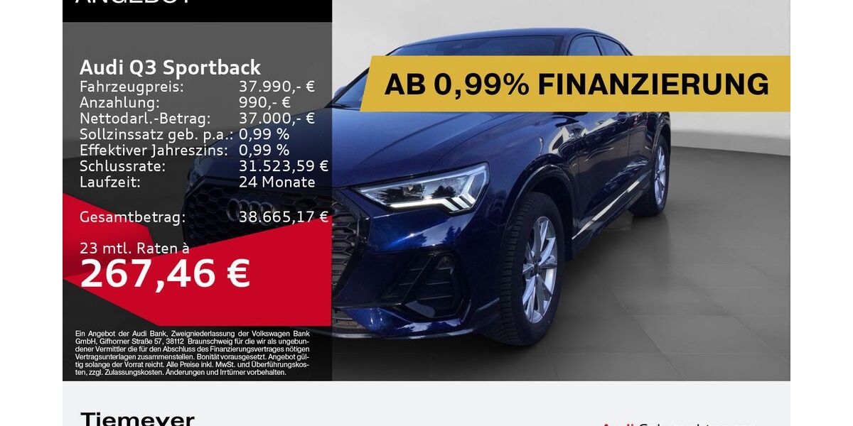 Audi Q3 22.546 km 34.390 &euro; Gelsenkirchen 45894